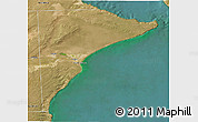 Satellite 3D Map of Rawson