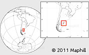 Blank Location Map of Rawson, highlighted parent region, within the entire country