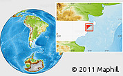 Physical Location Map of Rawson, highlighted parent region
