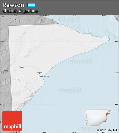 Gray Map of Rawson