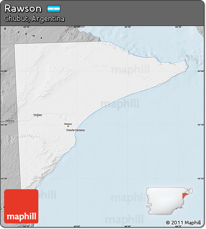Gray Map of Rawson