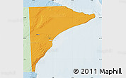 Political Map of Rawson, lighten