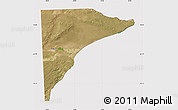 Satellite Map of Rawson, cropped outside