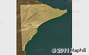 Satellite Map of Rawson, darken