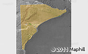 Satellite Map of Rawson, desaturated