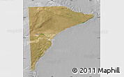 Satellite Map of Rawson, lighten, desaturated