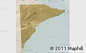 Satellite Map of Rawson, lighten
