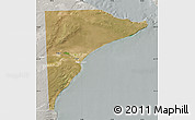 Satellite Map of Rawson, lighten, semi-desaturated