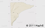 Shaded Relief Map of Rawson, cropped outside