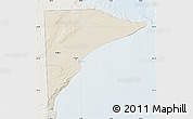 Shaded Relief Map of Rawson, lighten