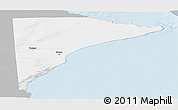Gray Panoramic Map of Rawson, single color outside