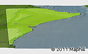 Physical Panoramic Map of Rawson, darken