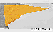 Political Panoramic Map of Rawson, desaturated