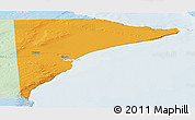 Political Panoramic Map of Rawson, lighten