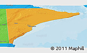 Political Panoramic Map of Rawson