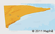 Political Panoramic Map of Rawson, single color outside