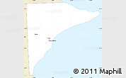 Classic Style Simple Map of Rawson