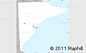 Gray Simple Map of Rawson