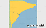 Savanna Style Simple Map of Rawson