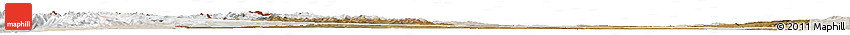 Satellite Horizon Map of Rio Senguerr, lighten