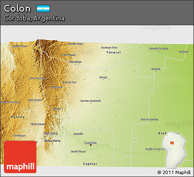 Physical 3D Map of Colon