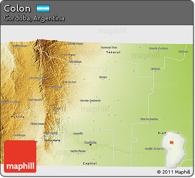 Physical 3D Map of Colon