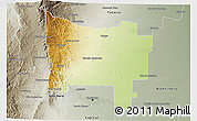 Physical 3D Map of Colon, semi-desaturated