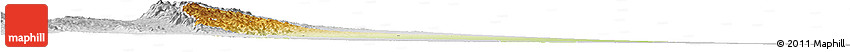 Physical Horizon Map of Colon, lighten, desaturated