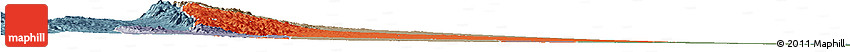 Political Horizon Map of Colon, semi-desaturated