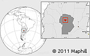 Blank Location Map of Colon, highlighted country, highlighted parent region