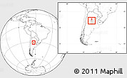 Blank Location Map of Colon, highlighted parent region, within the entire country