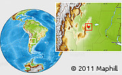 Physical Location Map of Colon