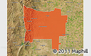 Political Map of Colon, satellite outside