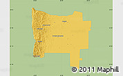 Savanna Style Map of Colon, single color outside