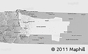 Gray Panoramic Map of Colon