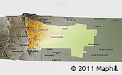 Physical Panoramic Map of Colon, darken, semi-desaturated