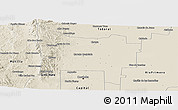 Shaded Relief Panoramic Map of Colon