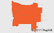 Political Simple Map of Colon, cropped outside