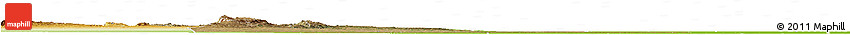 Satellite Horizon Map of Cordoba, physical outside