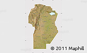 Satellite Map of Cordoba, cropped outside