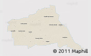 Shaded Relief 3D Map of Rio Segundo, single color outside