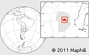 Blank Location Map of Rio Segundo, highlighted parent region