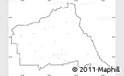 Blank Simple Map of Rio Segundo, cropped outside, no labels