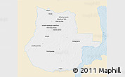 Classic Style 3D Map of Gualeguaychu, single color outside