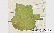 Satellite 3D Map of Gualeguaychu, shaded relief outside