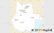 Classic Style Simple Map of Gualeguaychu, single color outside