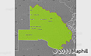Physical Map of Pilcomayo, desaturated