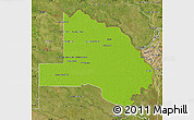 Physical Map of Pilcomayo, satellite outside