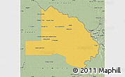 Savanna Style Map of Pilcomayo