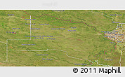 Satellite Panoramic Map of Pilcomayo